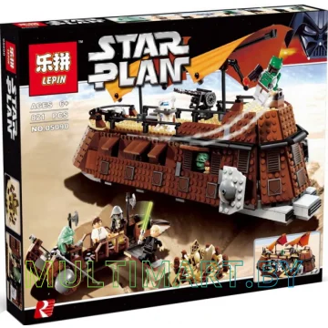Конструктор Lepin 05090 Парусная баржа Джаббы (821 деталь)